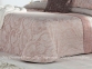 Покрывало жаккардовое с наволочками Antilo Inara rose 250х270 розовое 2