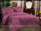 Жаккардовое покрывало с наволочками Diamond Gabriella lilac 240х260 2