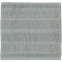 Махровое полотенце Cawoe Noblesse Uni 1001-705 platin 30х50 2
