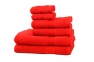 Махровое полотенце для лица Hobby Rainbow 50х90 красный 1