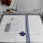 Постельное белье сатиновое с вышивкой Maison Dor Maison Deluxe navy евро 2
