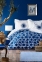 Набор постельное белье с покрывалом + пике Karaca Home Belina Mavi евро голубой 1