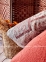 Набор постельное белье с покрывалом + плед Karaca Home Maryam Bordo 2020-1 евро бордовый 1