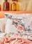 Набор постельное белье с покрывалом Karaca Home Elsa Somon 2020-1 евро лососевый 1