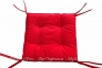Подушка на стул с завязками Lotus Optima 40х40х5 красный 1