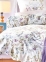 Набор постельное белье с пледом Karaca Home Elsira Lila 2020-1 евро лиловый 1
