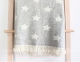 Плед-накидка Barine Wool Star Throw Grey 135х170 серый 1