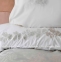Набор постельное белье с покрывалом + плед Karaca Home Jessica Silver евро серебро 1
