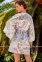 Короткий шелковый халат-кимоно Mia-Amore Новелла 3603 2