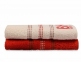 Набор полотенец Beverly Hills Polo Club 355BHP1454 Botanik Brick Red Cream 70х140 комбинированный 2