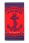 Полотенце пляжное велюр Lotus Anchor New 75х150 красный 2