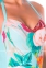Цельный купальник Bip-Bip 19BT - Amarant turquois roses 4