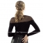Женская черная блузка с длинным рукавом Eldar Karola 0