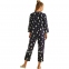 Женская хлопковая трикотажная пижама капри с блузой Hays 27404 1