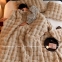 Бежевый меховой плед-покрывало Home Textile Sable 206597 200х230 3