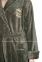 Халат Nusa Ns 2870 Хаки велюр-махра длинный с капюшоном (m013338) 0