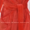 Женский короткий халат с маской для сна Shato 2339 красный 6