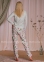 Женская трикотажная пижама с длинным рукавом Key LNS 207 2 B21 2