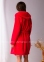 Теплый женский халат с капюшоном Key LGD 117 B21 красный 3