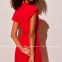 Красное летнее платье на запах Ysabel Mora 86002 0