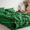 Однотонное постельное белье из вареного хлопка La Modno Grass Green евро 0