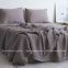 Хлопковая простынь-покрывало La Modno Pike Stonewashed Taupe Brown 220х240 0