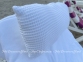 Велюровое покрытие для шезлонга с подушкой Frontgate 80х210 белое 3