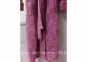 Теплый длинный женский халат Nusa Ns 8650 баклажан 3