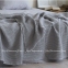 Хлопковая простынь-покрывало La Modno Pike Stonewashed Pearl Gray 220х240 1
