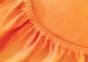 Простынь на резинке Arya оранжевая 200х220 махра 0