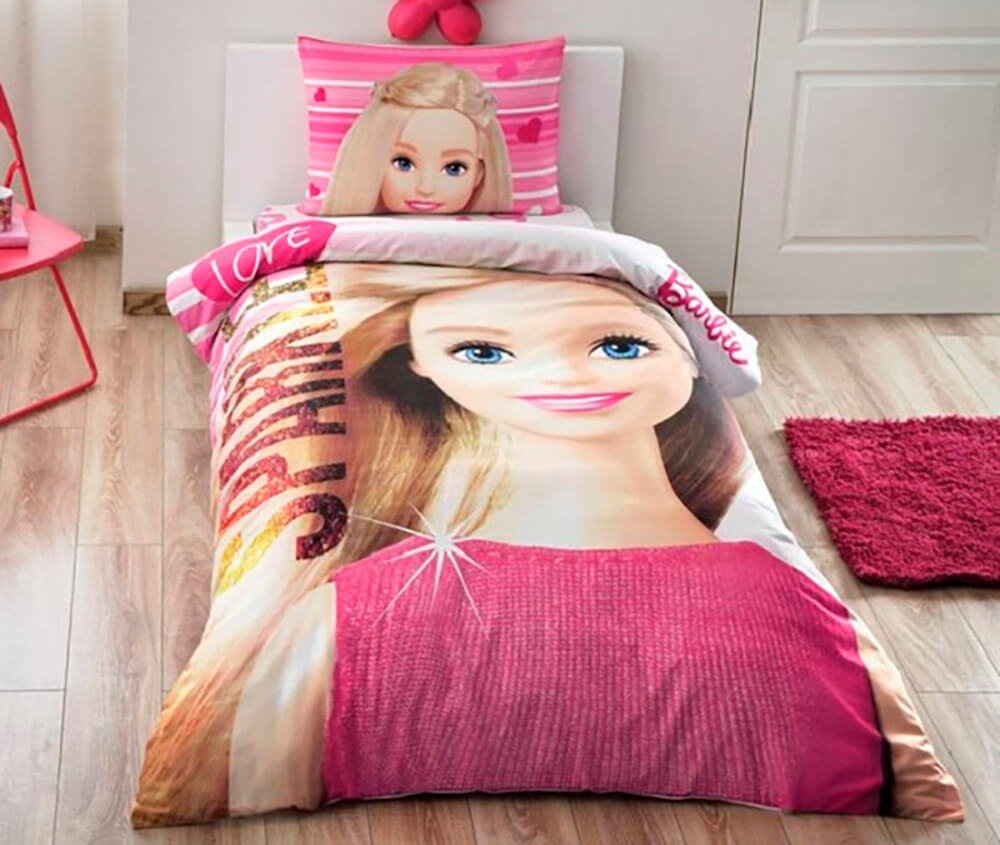 Детское/подростковое постельное белье ТАС Disney - Barbie cek