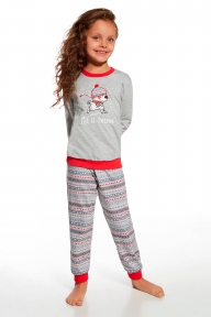 Пижама 594 - 70 Snow Cornette меланжево-красный