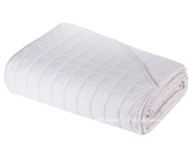 Стеганое хлопковое покрывало Fazzini  Trecento 270х270 Bianco-00 белое