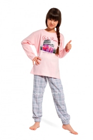 Пижама Cornette Girls 534 розово-серый