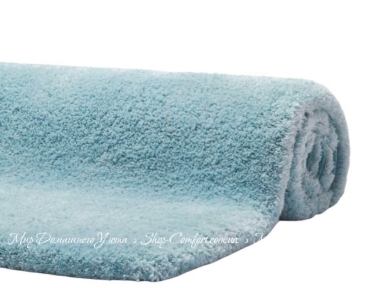 Однотонный коврик с антискользящим покрытием Aquanova Mauro Aquatic 80х160