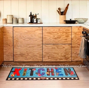 Коврик для кухни IzziHome Cooky Butterfly Kitchen 50x125 (2200000548863)