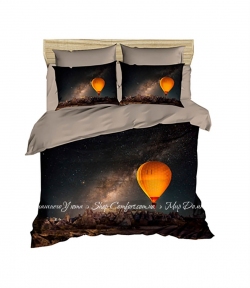 Постельное белье LightHouse Ranforce+3D Night Sky евро (2200000549655)