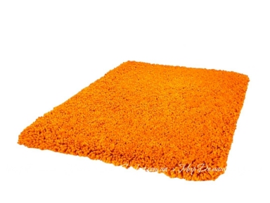Оранжевый коврик в ванную Spirella Highland 70х120