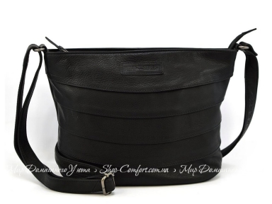 Сумка На Каждый День HILL BURRY 3049_black Кожаная Черный