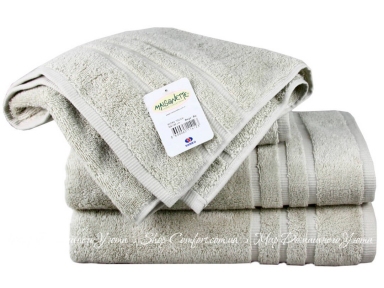 Хлопковое махровое полотенце Maisonette Micro Touch 50х100 бежевое (8699965114123)