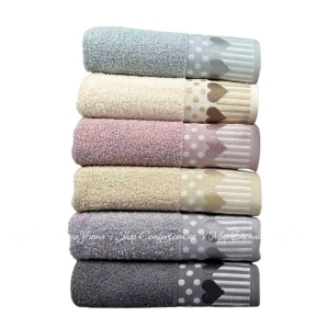 Набор махровых полотенец Cestepe VIP Cotton Kalpli Inci 70х140 хлопок 6пр.