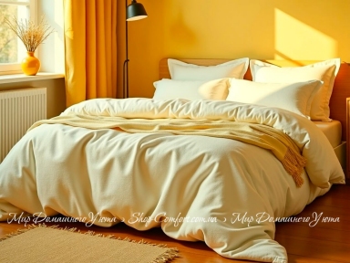 Односпальное фланелевое постельное белье Almira Mix Премиум Шампань 145х210