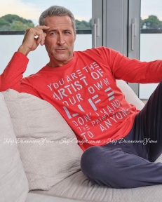 Мужской трикотажный комплект штаны с регланом Massana P731303