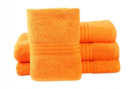 Махровое полотенце банное Hobby Rainbow 70х140 оранжевый