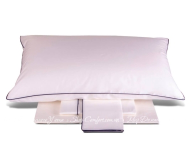 Белое однотонное постельное белье сатин люкс Svad Dondi Resort Cruise семейное