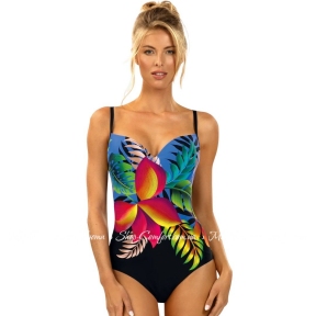 Цельный купальник с пуш-ап Feba Floral Fantasy F28C 900 25