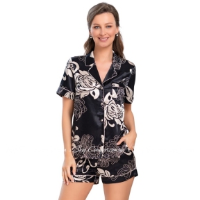 Женская пижама шорты с рубашкой Mia-Amore Да Винчи 8434
