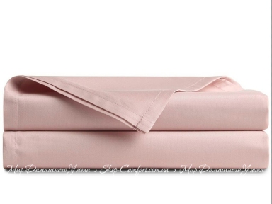 Однотонная розовая сатиновая простынь Pavia Saten2024 Pembe 240х260 (402464)