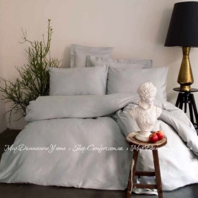 Постельное белье сатин люкс Issimo Home Simply grey семейное