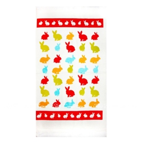 Махровое полотенце для кухни IzziHome 40X60 Цветные ушки (2200000609267)